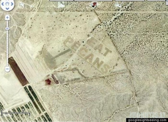 Ką galima pamatyti Google Earth