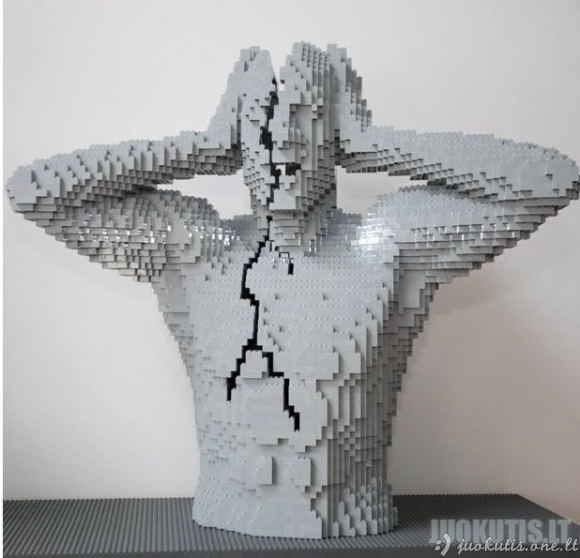 Skulptūros iš Lego