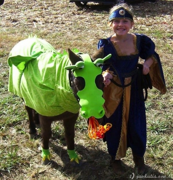 Arkliai su kostiumais
