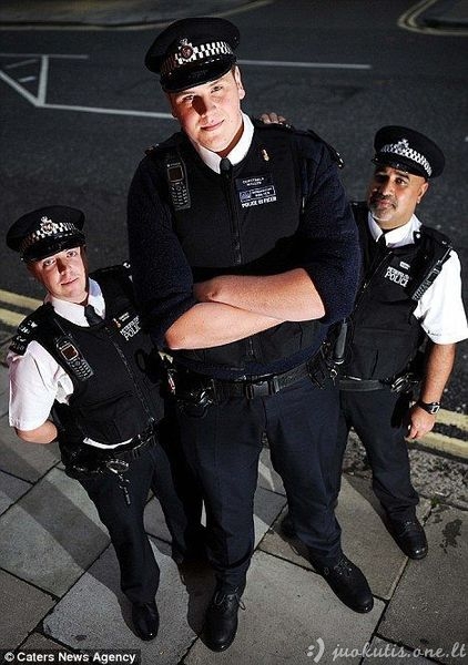 Šrekas britų policijoje