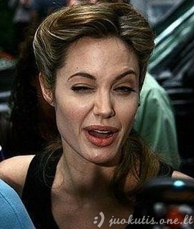 Neįkainojamos Angelinos Jolie veido išraiškos