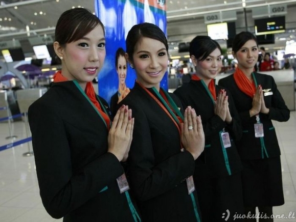 Lėktuvo palydovės tailande