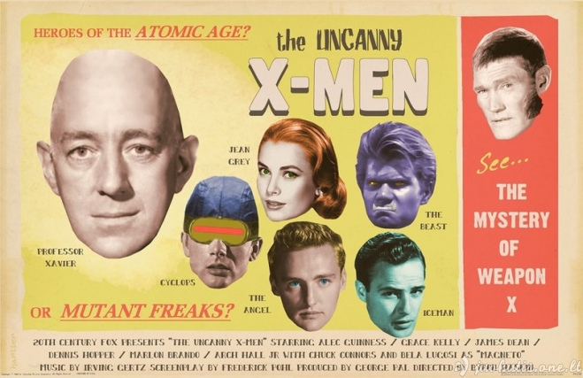 Šiuolaikinių plakatų retro versijos