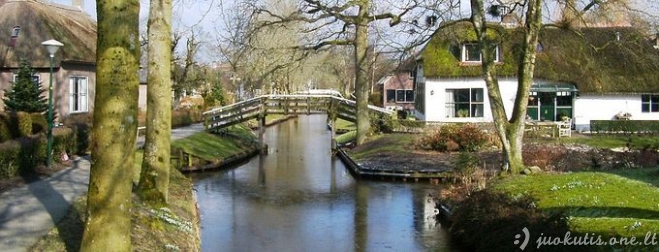 Kaimas be kelių Nyderlanduose