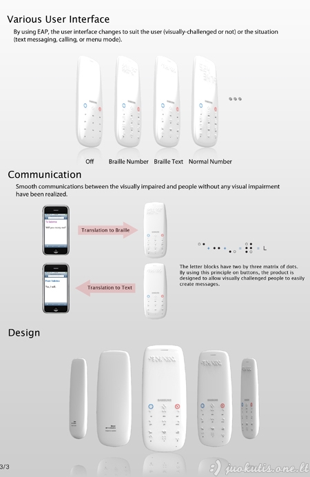 Įdomūs mobiliųjų telefonų konceptai 