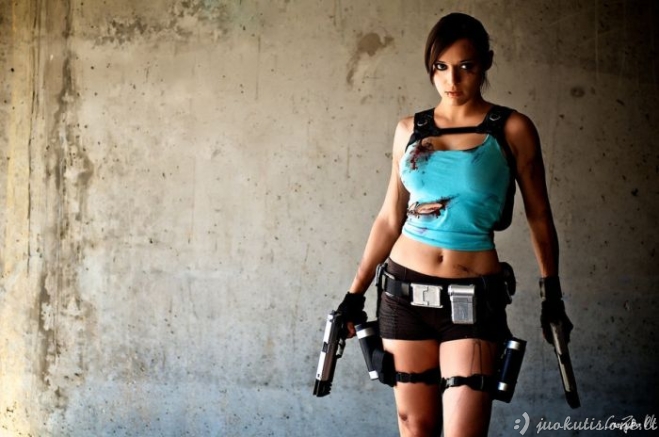 Gražuolė Lara Croft