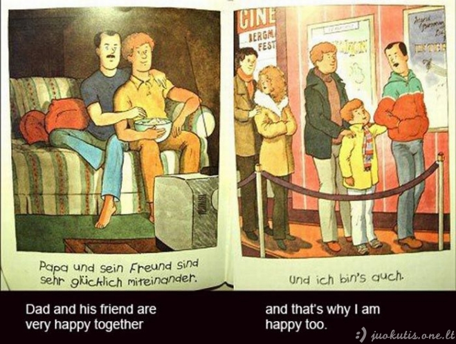 Vaikiška knyga apie homoseksualumą