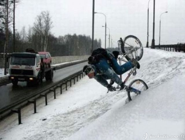 Bloga dviratininkų diena