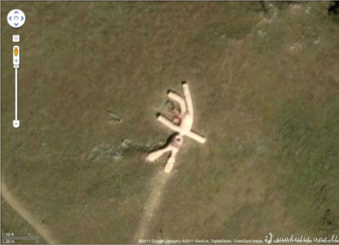 Įdomūs paveiksliukai iš Google Maps