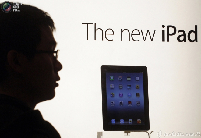 Žmonės perka naująjį iPad 3