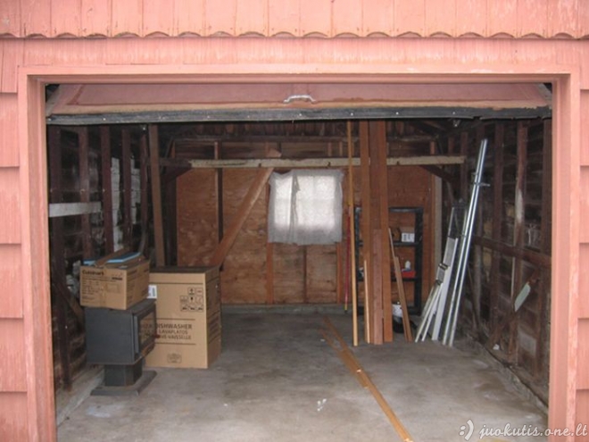 Kaip garažas virsta nameliu