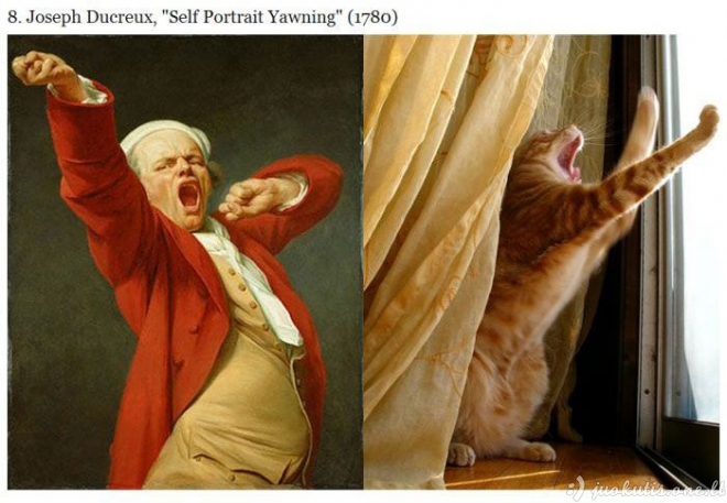 Katės kaip meno šedevrai