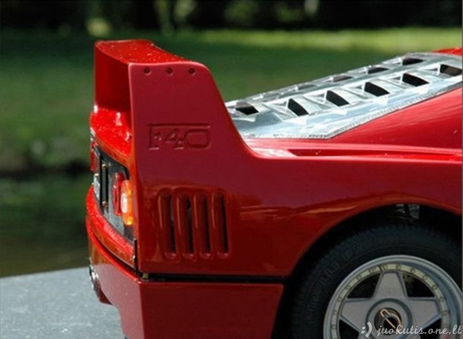 Labai detalizuotas Ferrari modelis