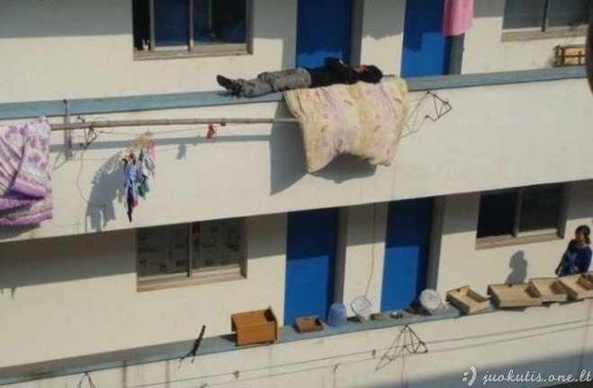 Beprotiškas miegas Kinijoje