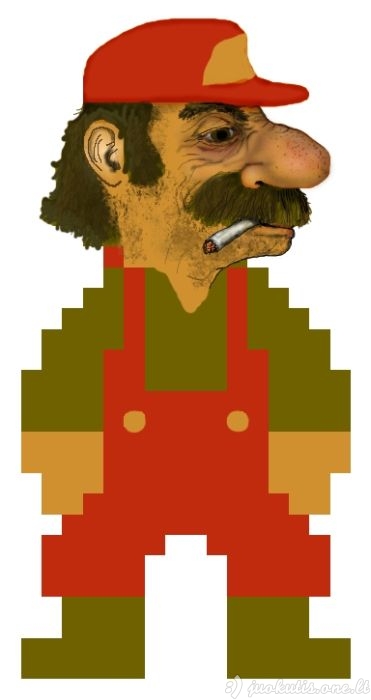 Kaip iš tikrųjų atrodo Mario