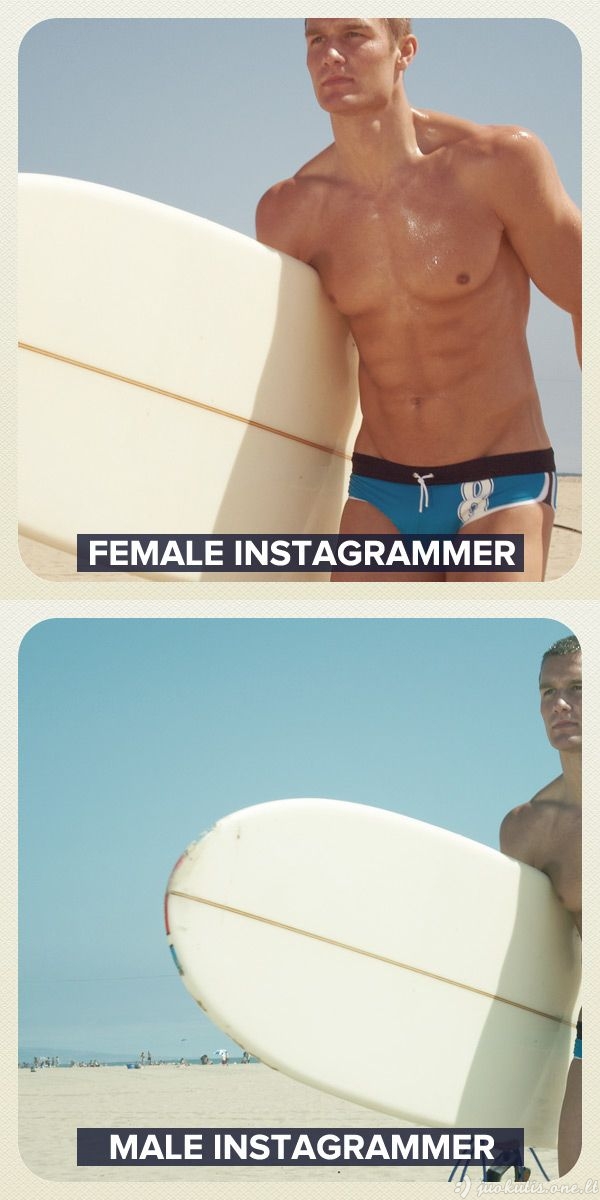 Vyras instagrameris prieš moterį instagramerę