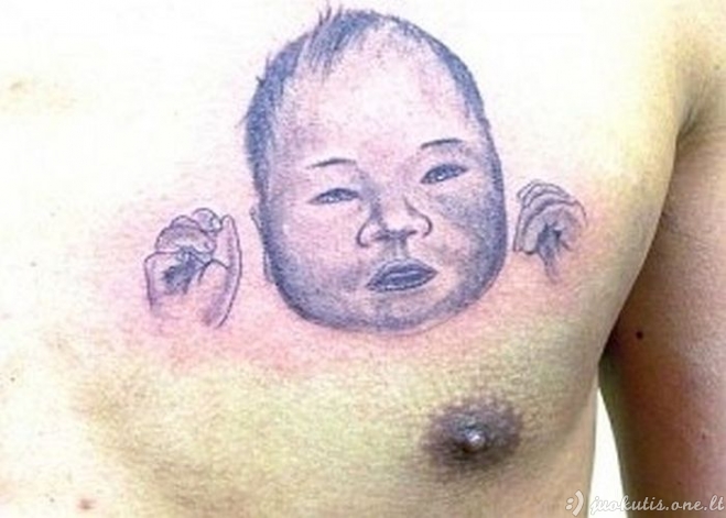 Blogiausių portretinių tatuiruočių pavyzdžiai