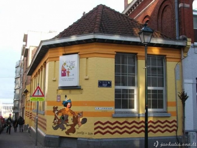 Nuostabus grafitis Belgijoje