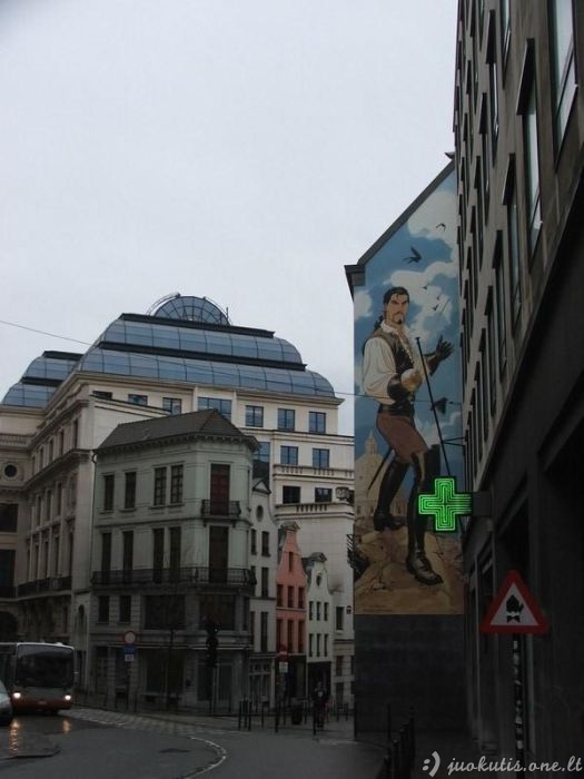 Nuostabus grafitis Belgijoje