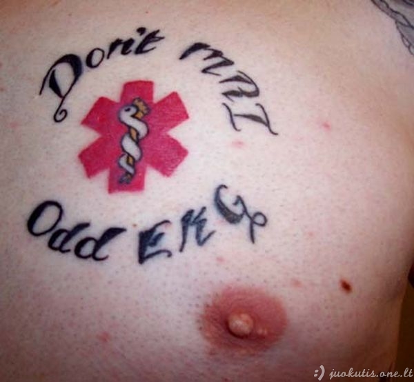 Naudingos medicininės tatuiruotės