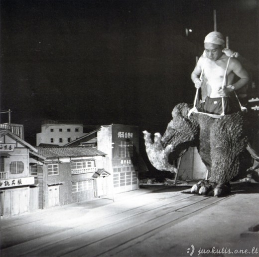 Kaip buvo filmuojamas filmas Godzila 1954 metais