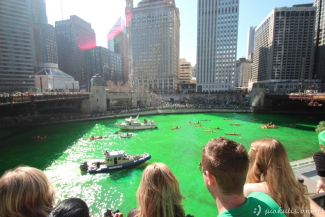 Žalias leprekonų kraujas upėje