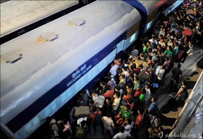 Traukiniai Indijoje