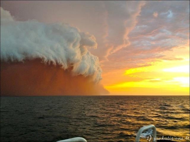 Keista raudona banga prie Australijos krantų
