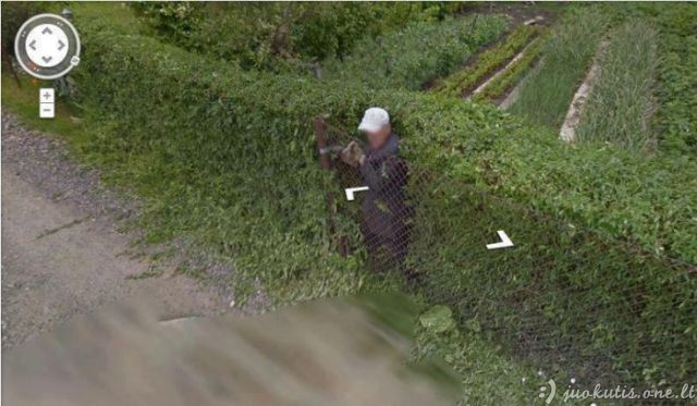 Google street view perliukai