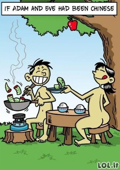 Jei Adomas ir Ieva būtų buvę kinai