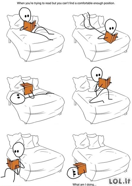 Skaitymas lovoje