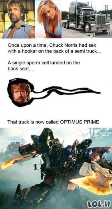 Optimus Prime gimimas
