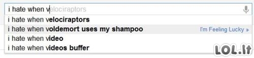Nekenčiu, kai Voldemortas naudoja mano šampūną