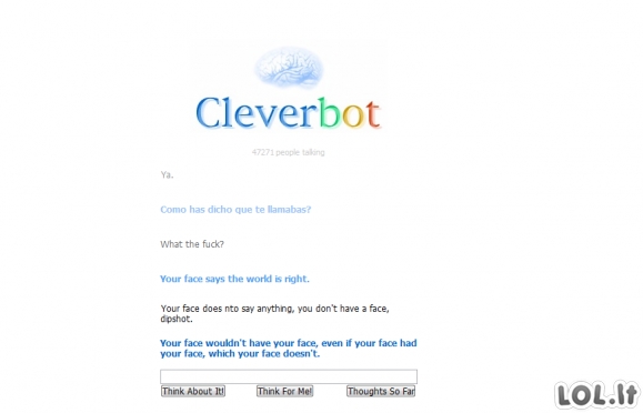 Cleverbot..