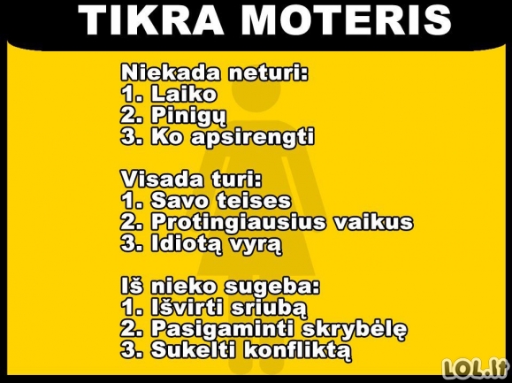 Tikros moters taisyklės