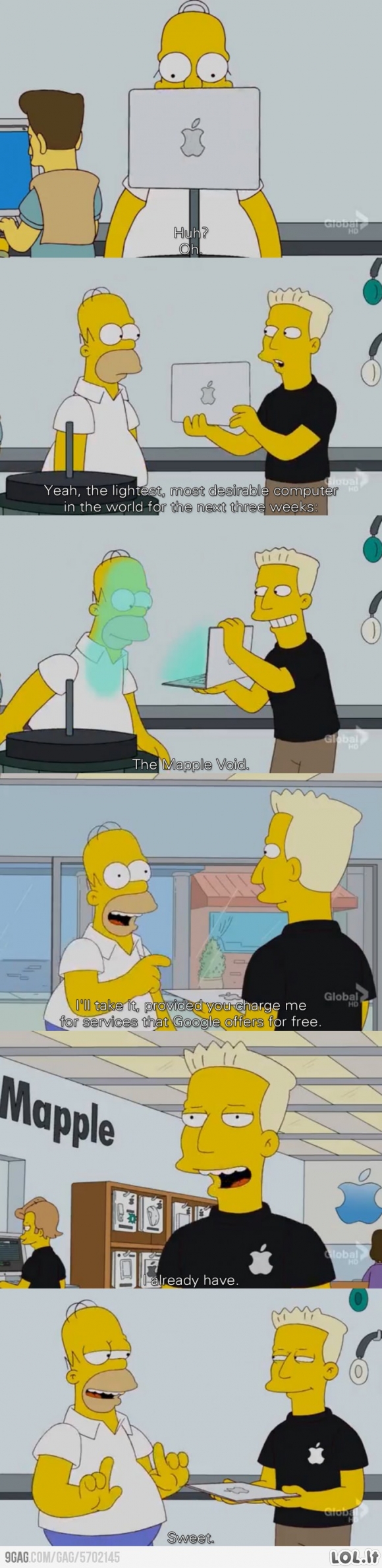 Houmerio Simpsono liapsusai