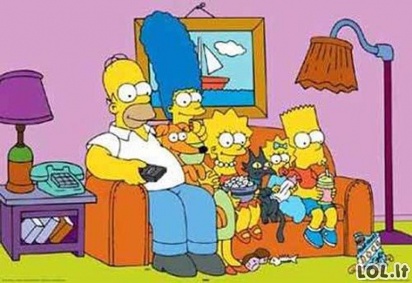 20 gyvenimo tiesų, kurių mus išmokė Simpsonai