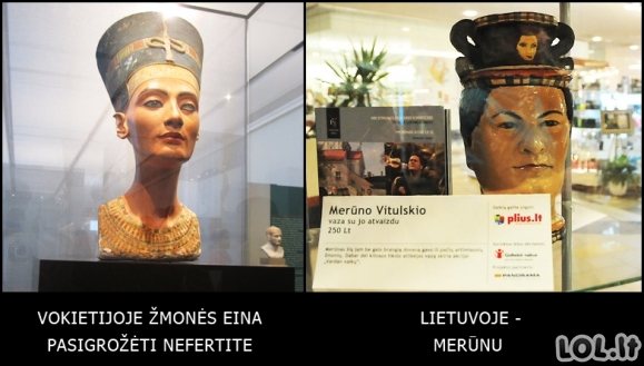 Nefertitė transformavosi į Merūną