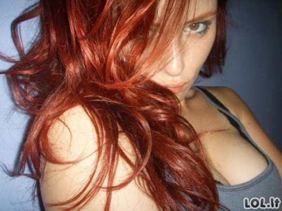 Labai labai gražios raudonplaukės merginos (71 foto)