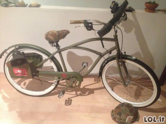 Zombių apokalipsės dviratis