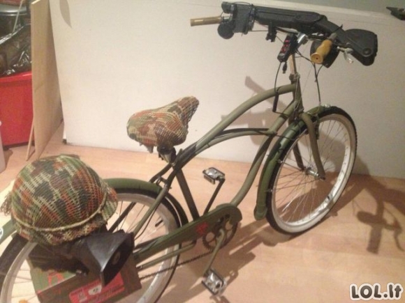 Zombių apokalipsės dviratis