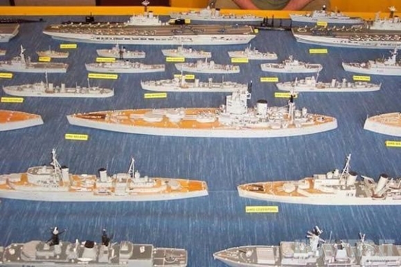 Laivų modeliukų kolekcija