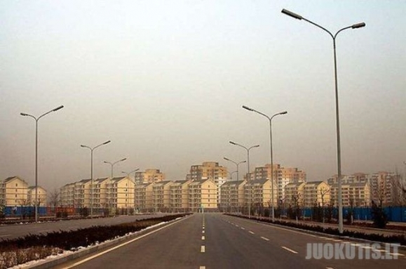 Miestas vaiduoklis Kinijoje