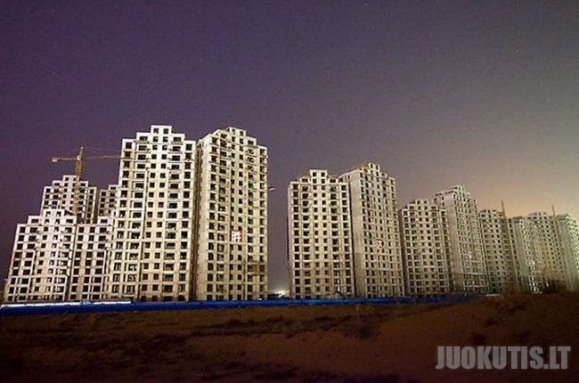 Miestas vaiduoklis Kinijoje