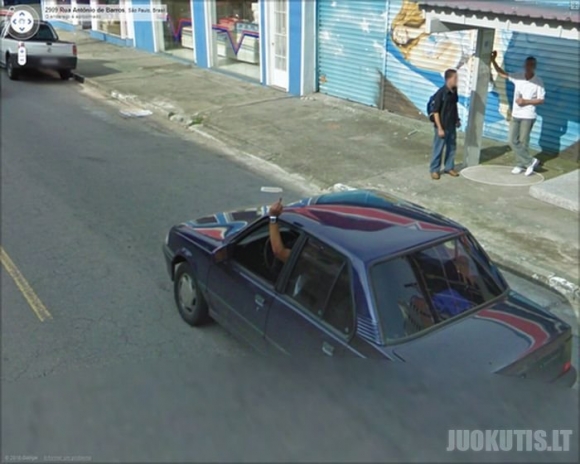 Google Street View Brazilijos gatvėse