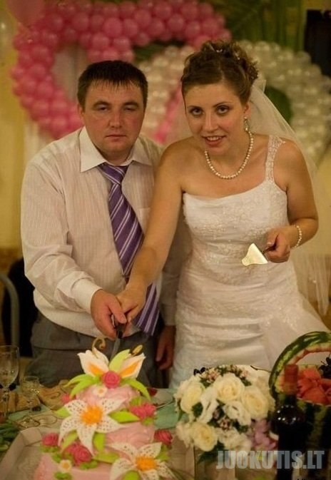 Juokingos vestuvių nuotraukos (17 nuotraukų)