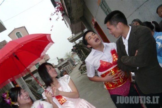 Kinijos vestuvės (7 nuotraukos)