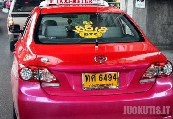Griežtos Tailando taksi taisyklės