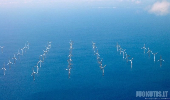 Vėjo jėgainė jūroje