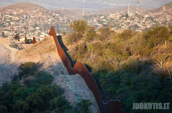 JAV ir Meksikos siena